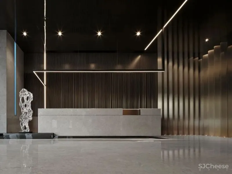 极简线条韵律,宛若游园的当代空间 GFD广飞设计