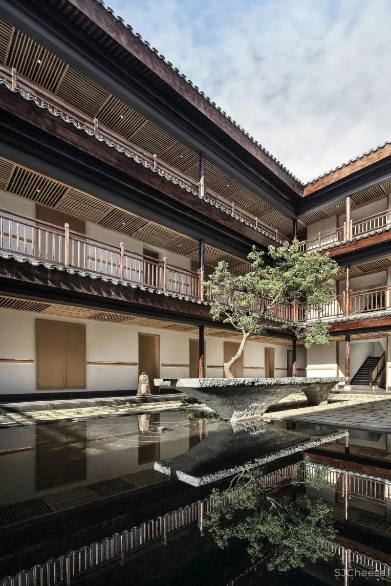 九华山居院落,回归心灵的净处 H DESIGN「星作」