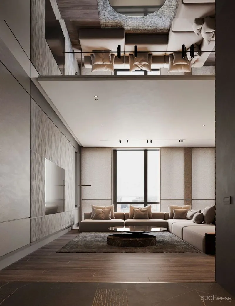 315㎡大平层设计,越简,越奢华!