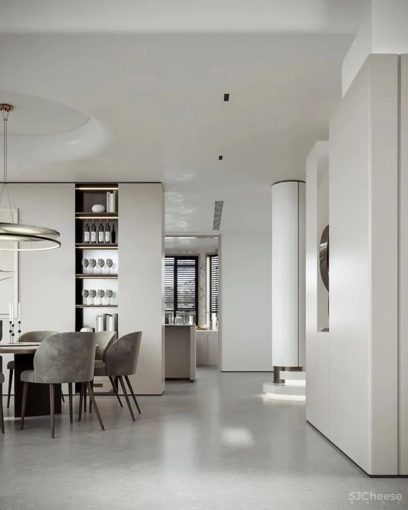 冯培莉新作|杭州私宅别墅设计:空间律动 时尚优雅