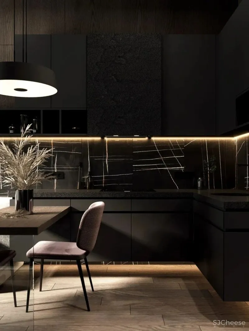 质感惊艳的53㎡小户型住宅,竟不比别墅差!