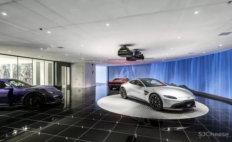 3亿一栋的别墅,仅看到车库就跪了!