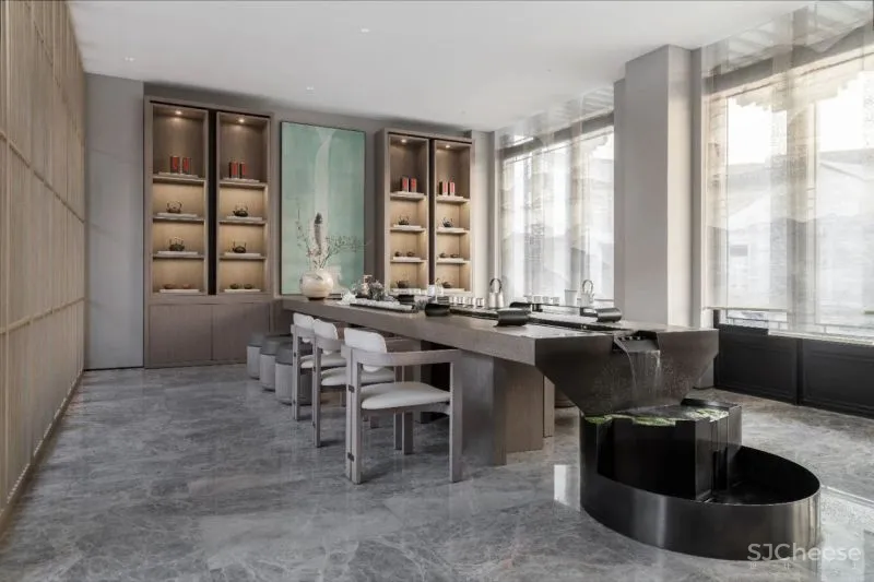 水墨东方,简练质朴的当代美学空间 赛瑞迪普空间设计