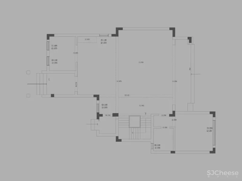 一野设计:原木、大理石、高级灰,诠释500㎡极简墅居