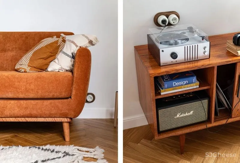 73.6平米的家中,在打造一场二十世纪中期的派对,复古又迷人