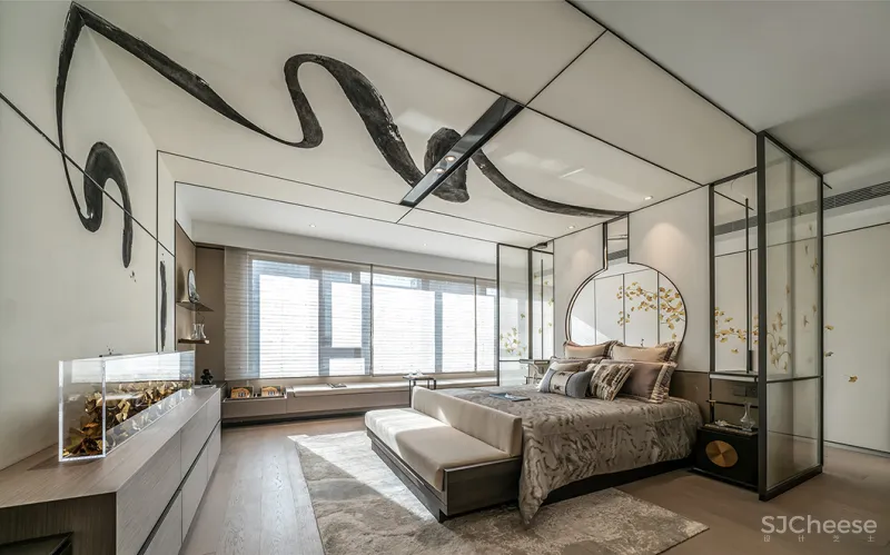 一然美学设计丨401㎡新中式设计，化繁为“简”，纵享悠然！