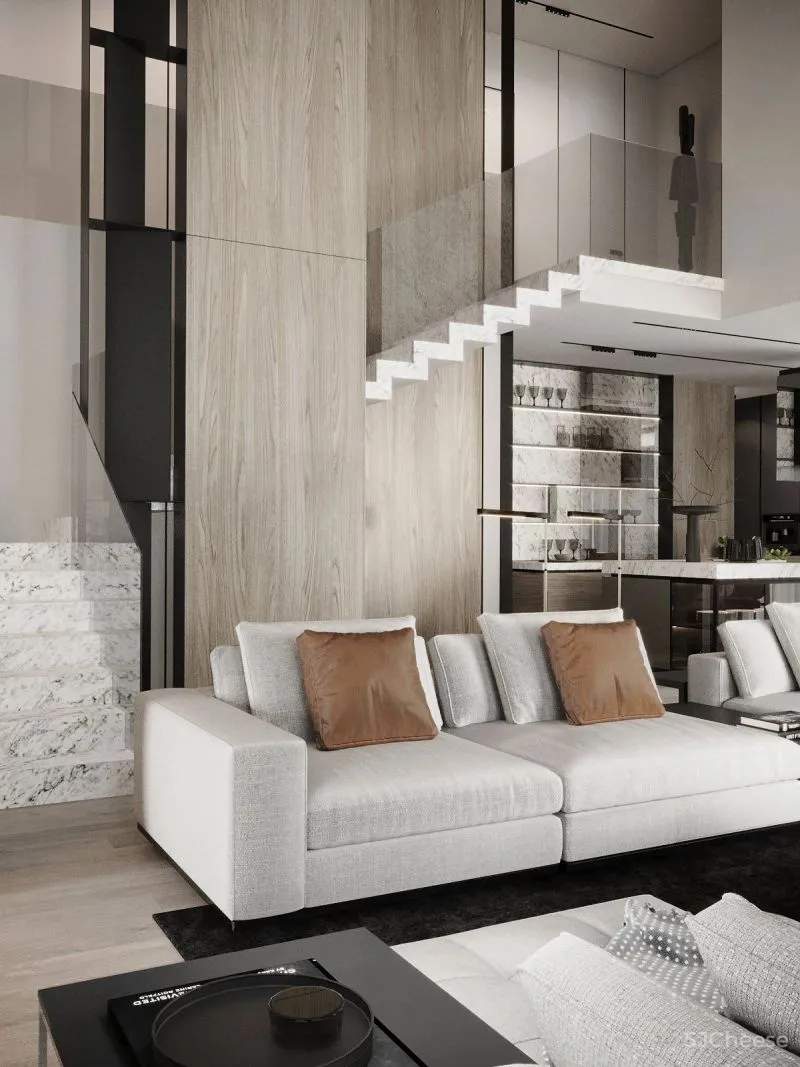 现代复式公寓,简约不简单