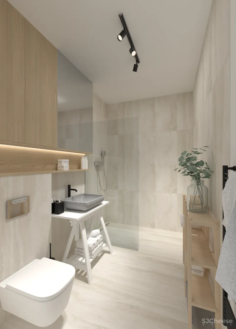 88㎡两居室,木元素用得好,恰到好处的精致