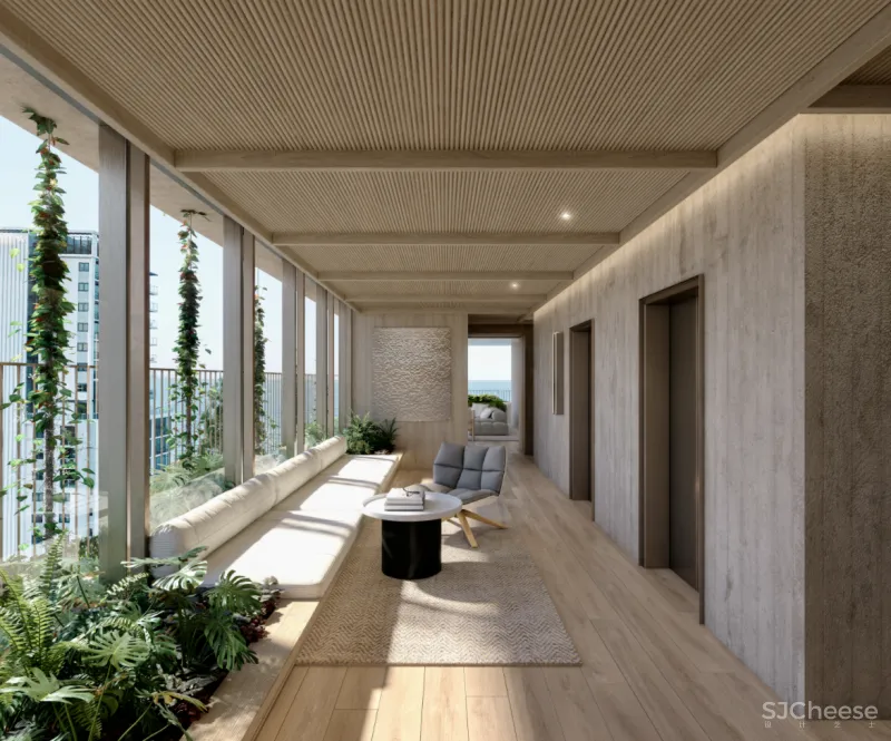 一层一户的大平层,用线条勾勒简约美