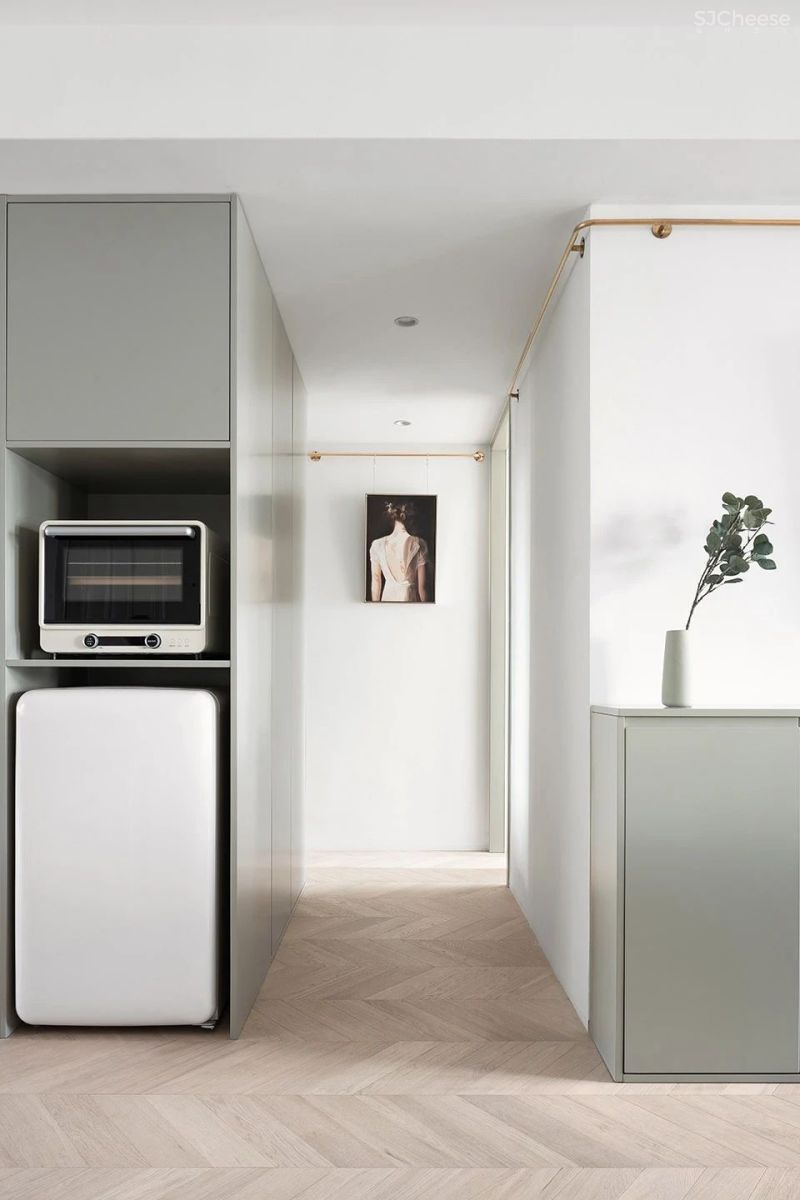 新作 以书架装置为中心的家庭公共空间 涡轮之家,上海 栖斯设计