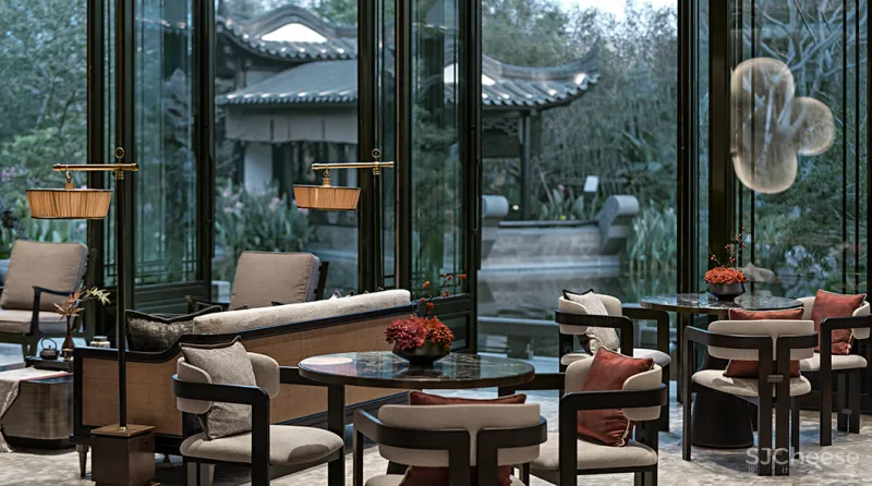 吴文粒：700㎡闲雅院落，经典中式，再现梨园风华！