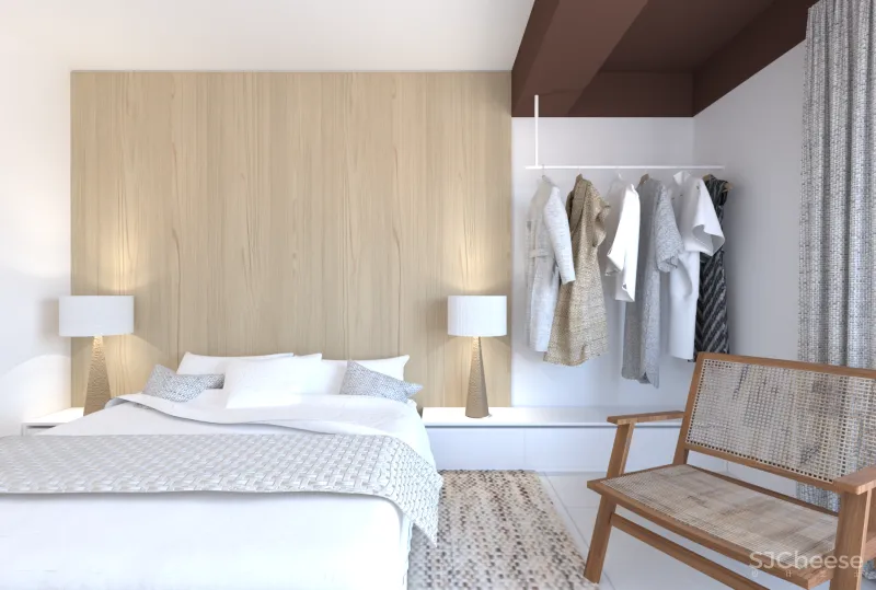 88㎡两居室,木元素用得好,恰到好处的精致