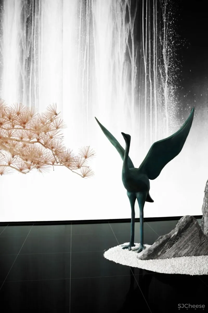 鹤与鹿的故事，贯穿自然的力量 聚舍联合设计 「星作」