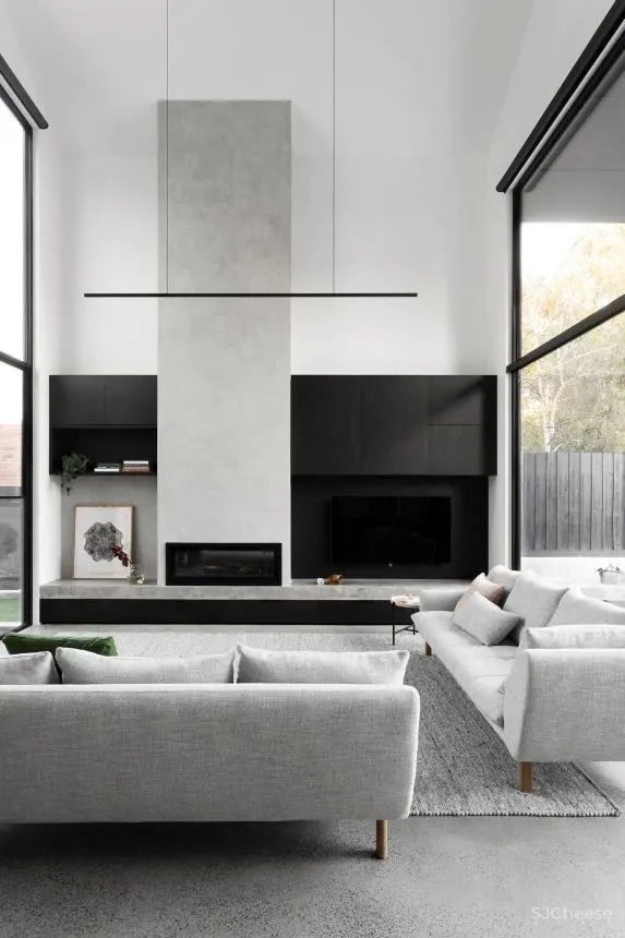 全开放 高级黑，个性鲜明的极简住宅！