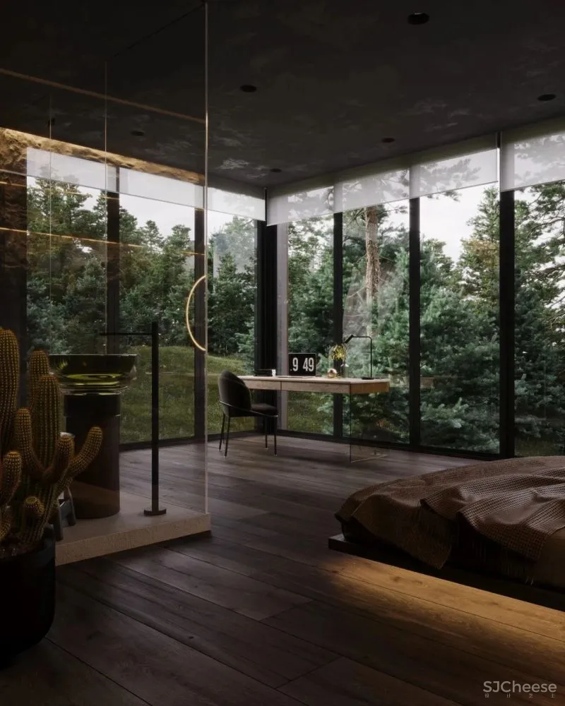 250㎡高级黑别墅,定义奢华