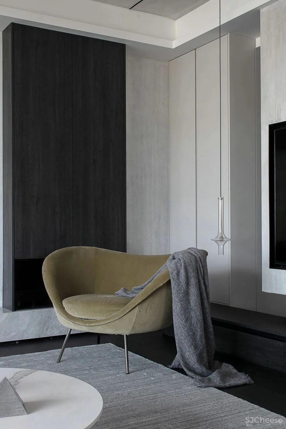 215m² 简约平层,诠释当代静美气质