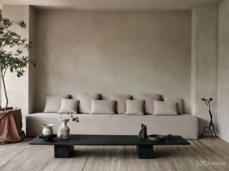 75㎡侘寂风，旧得很高级！