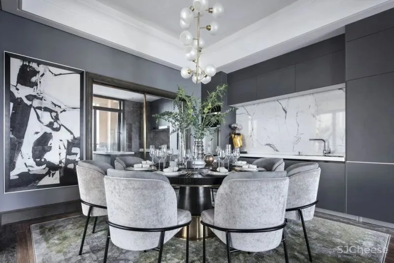 梁志天作品:万科安品园舍别墅,文雅和畅的当代写意 !