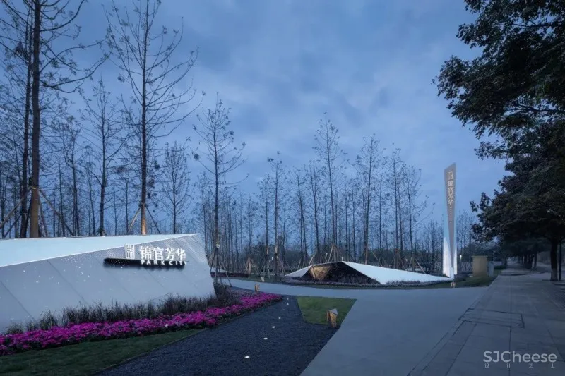 朗生案例|「奥园 •锦官芳华」简洁纯粹中的几何美感