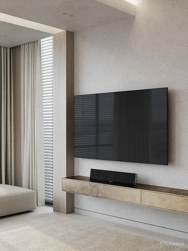 80㎡ 两室一厅，大理石、黄铜、原木这么搭更有轻奢范儿！