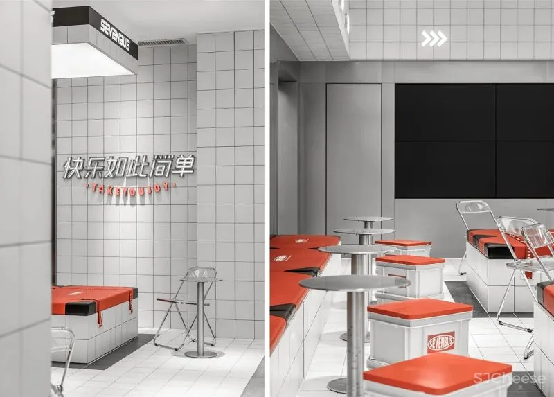 街头文化元素,打造充满玩趣的潮流打卡地 或者设计