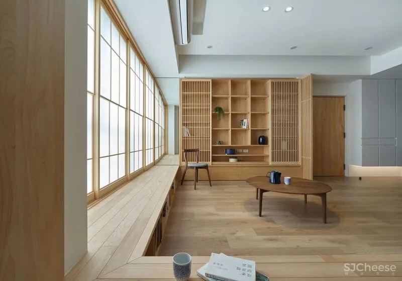 108㎡日式和风,障子门 榻榻米,打造“书香”亲子宅!