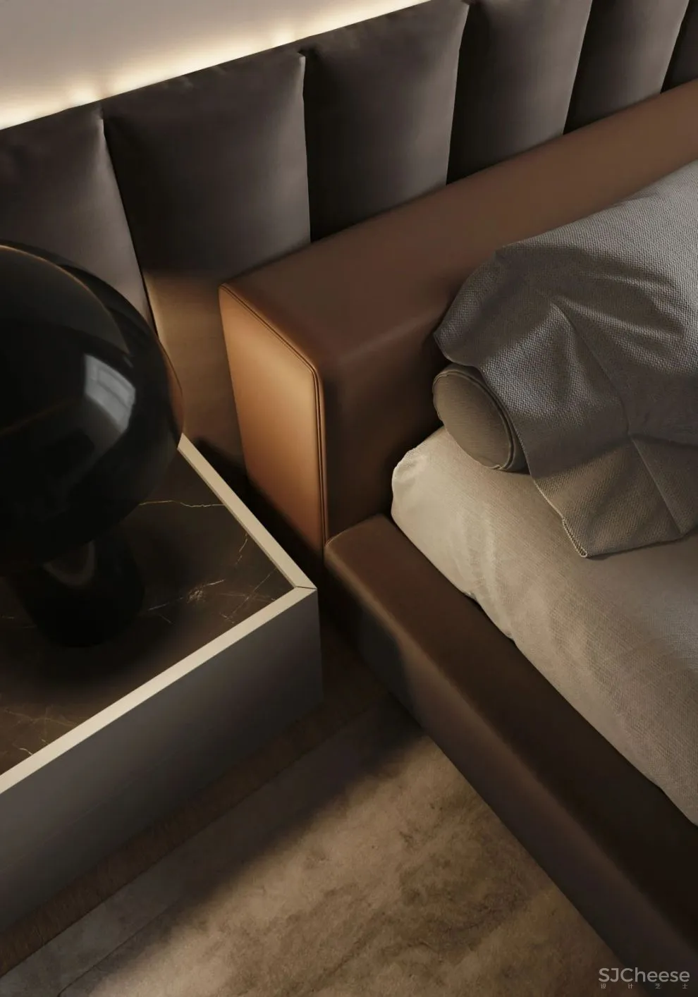 105㎡简约公寓，这么装能让厨房变「隐形」、客厅瞬间大一倍！