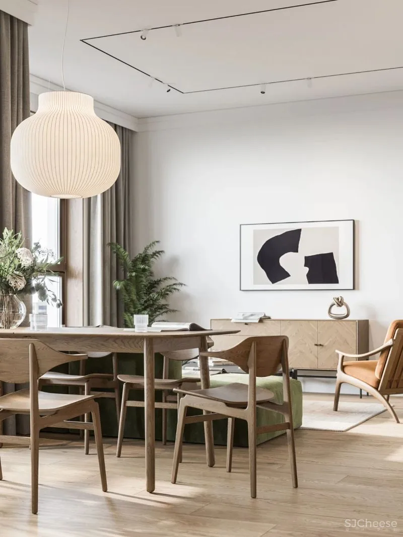 90.2㎡二居室,清新典雅,一种精致的生活姿态!