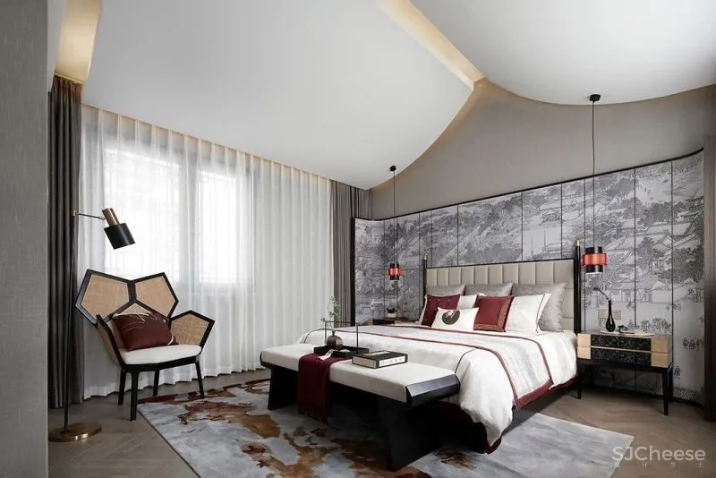 新中式 中国红,超美的东方设计!