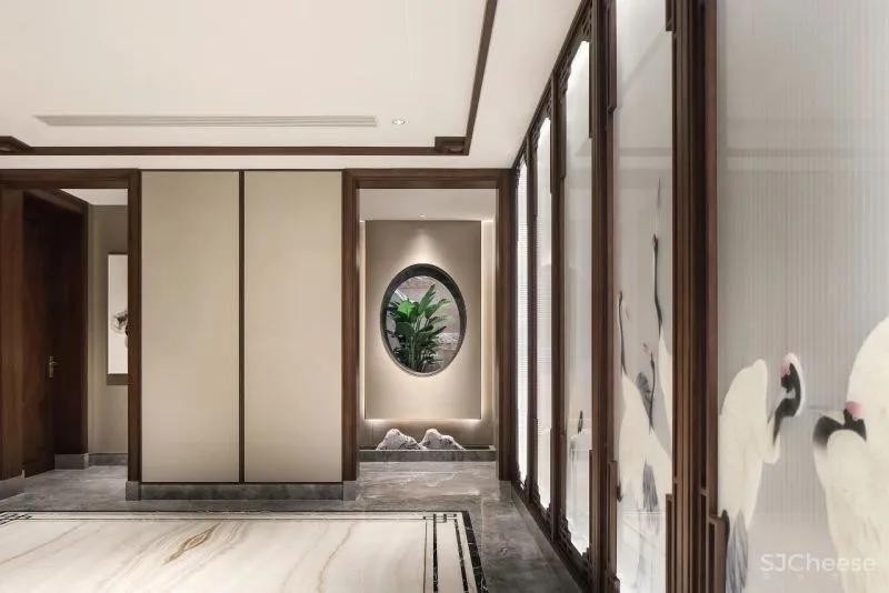 创域新作:1000㎡中式大宅,移步换景,雅韵清风!