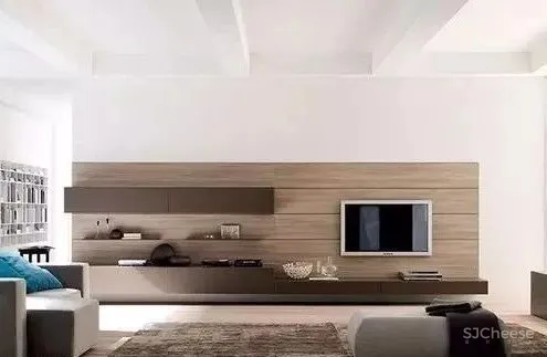 电视墙已经OUT了，现在都这么放电视！