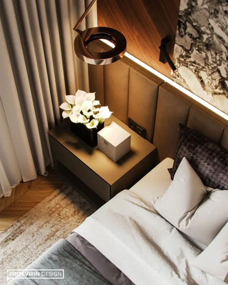 90㎡现代轻奢,营造舒适温暖感!