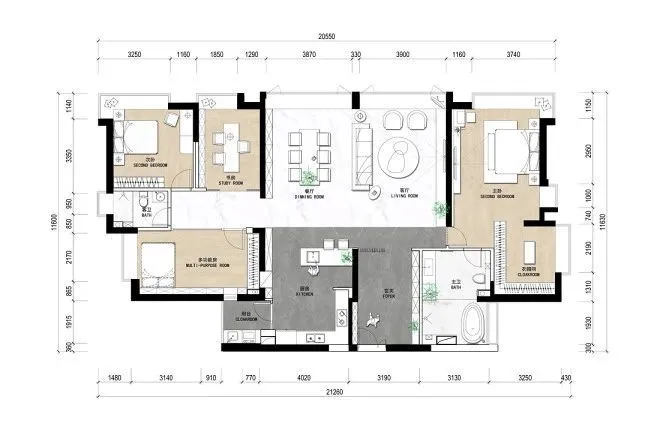 本森设计 × 240㎡大平层:极致静谧