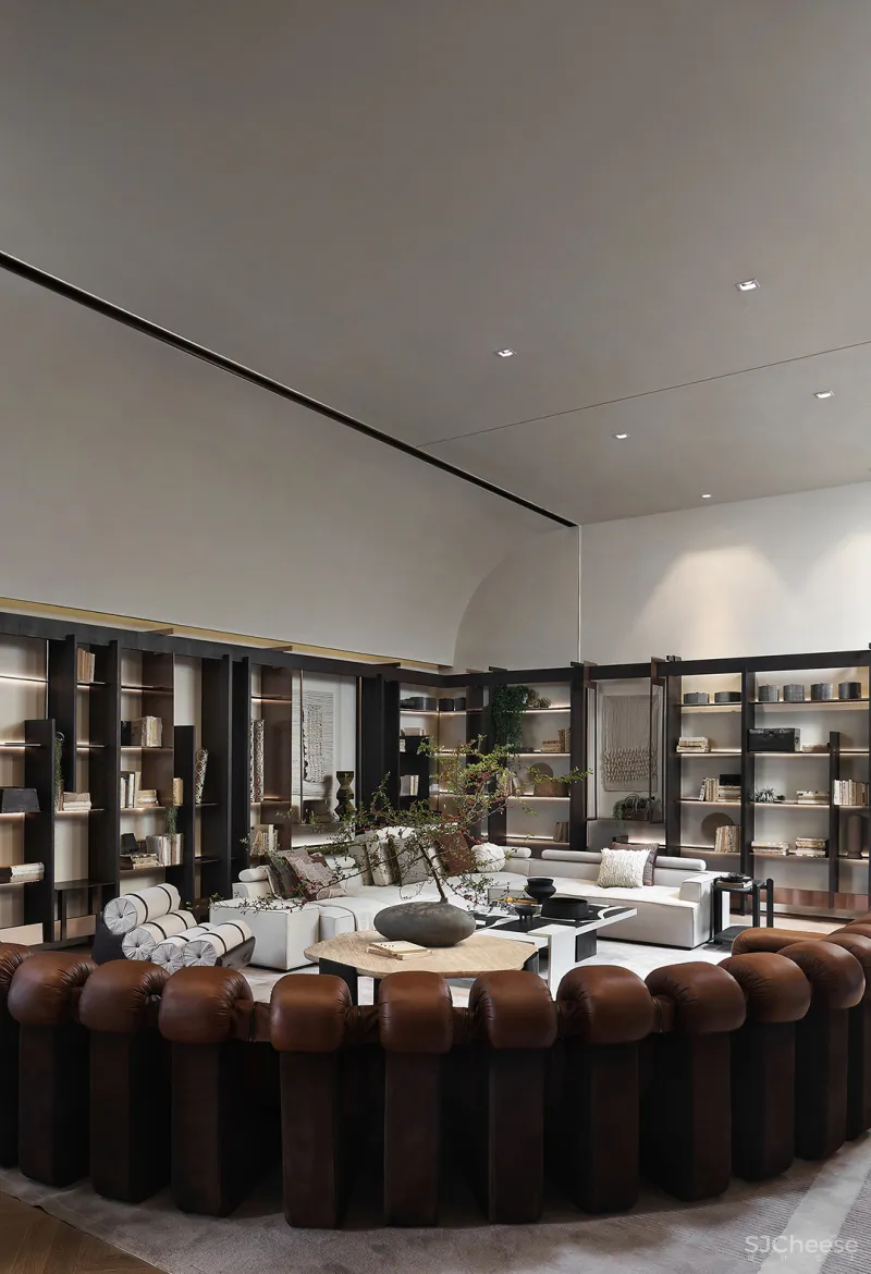 新作|布鲁盟设计 630㎡ 顶级艺术合院,自在与安静的完美演绎