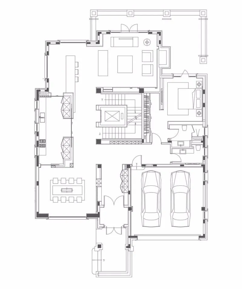 600㎡极致高级灰别墅