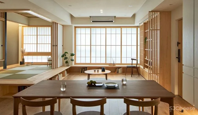 108㎡日式和风,障子门 榻榻米,打造“书香”亲子宅!