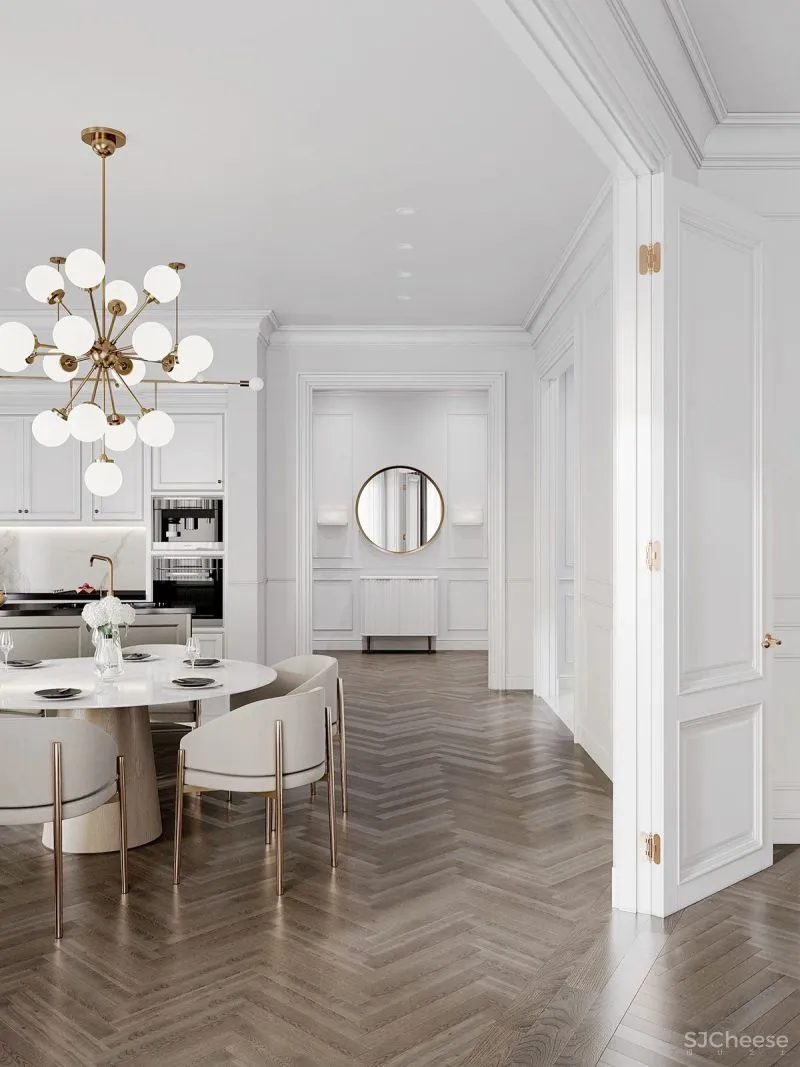 120㎡原木 白色,气质非凡!