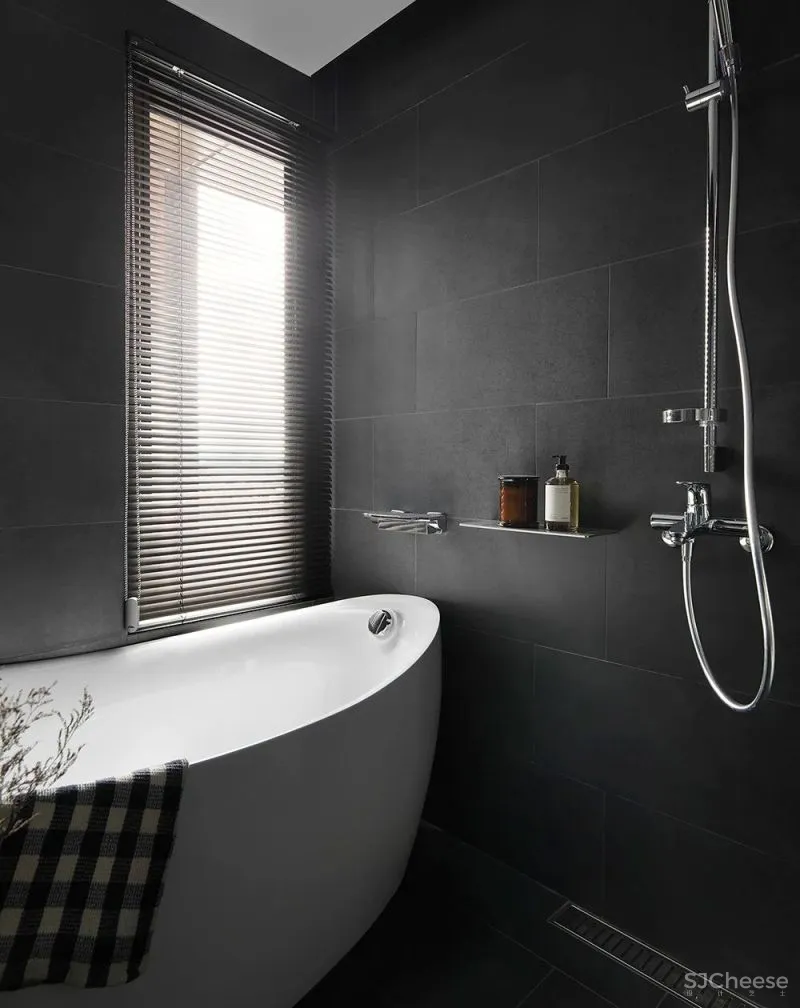 99㎡一家四口的家,灰感轻奢,优雅极致