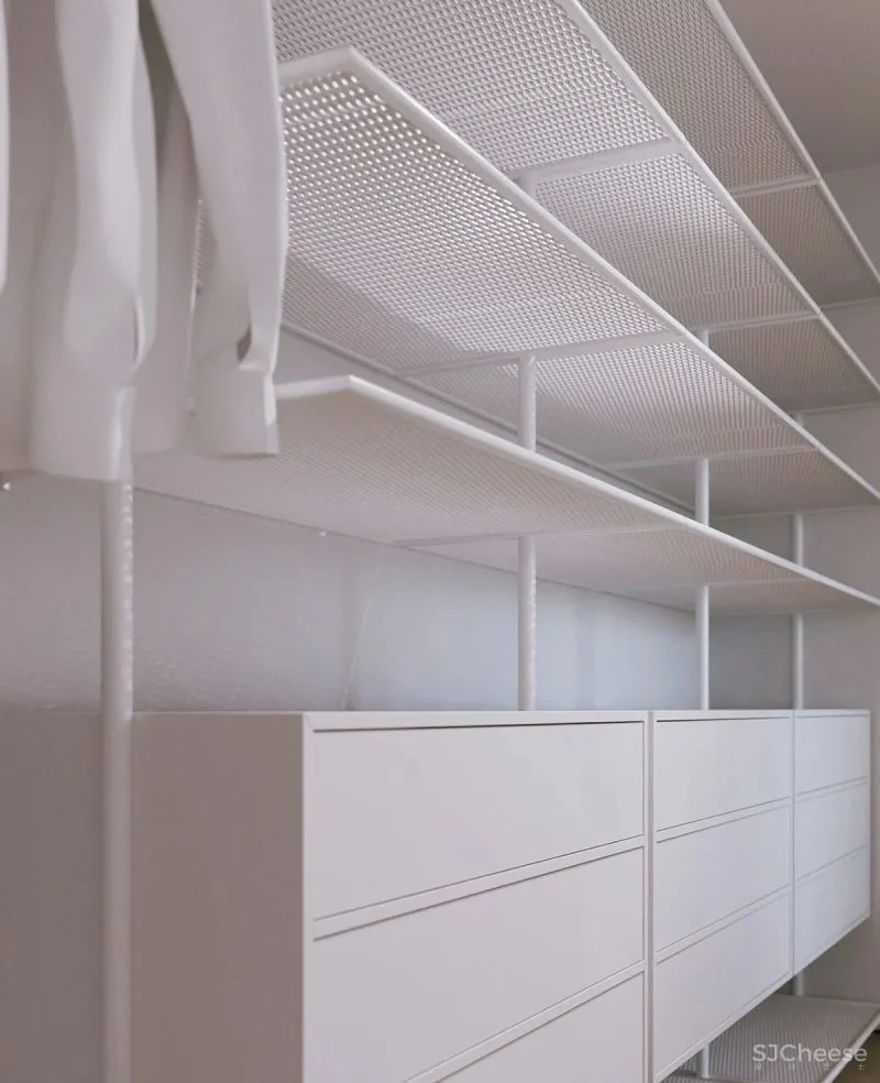 140㎡现代极简,大胆撞色设计,简约清新布置,年轻人的高级感