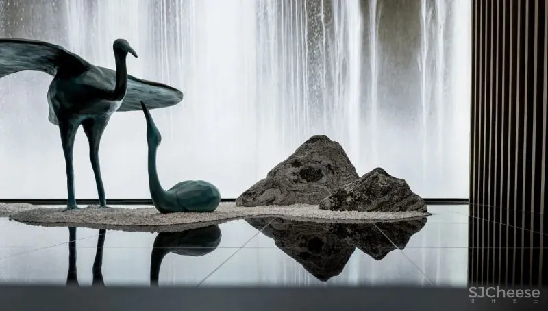 鹤与鹿的故事，贯穿自然的力量 聚舍联合设计 「星作」