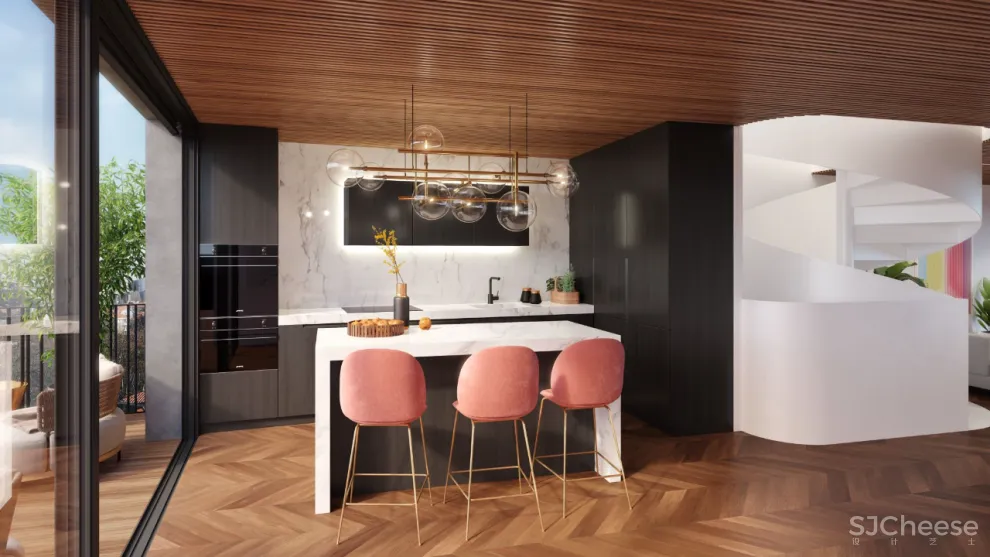 外墙个性内装简单的精装公寓，简约自然才是未来趋势