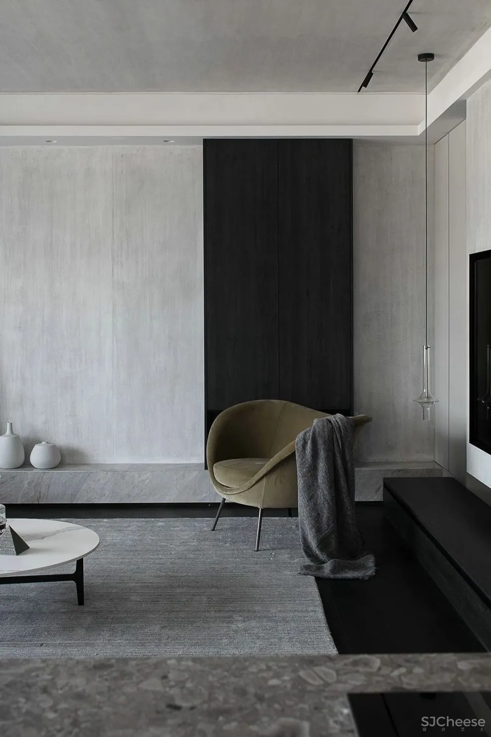 215m² 简约平层,诠释当代静美气质