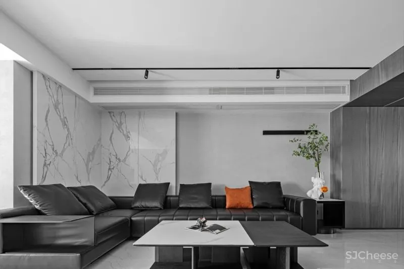 由里空间设计 × 私宅:纯净线条