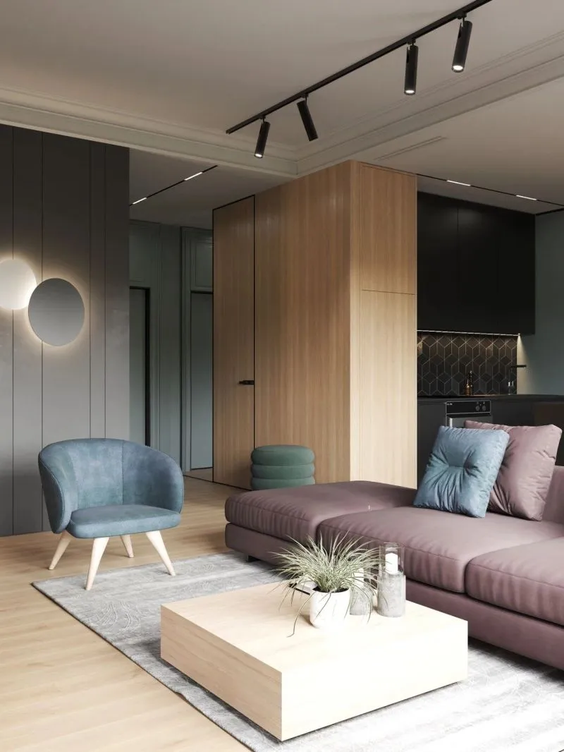 夫妻俩买下61m²小宅,只改变玄关布局,就让家变大不止30m²!