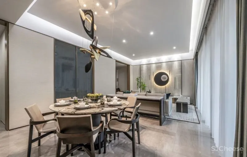 328㎡简璞美居，骨子里的淡雅中式风！