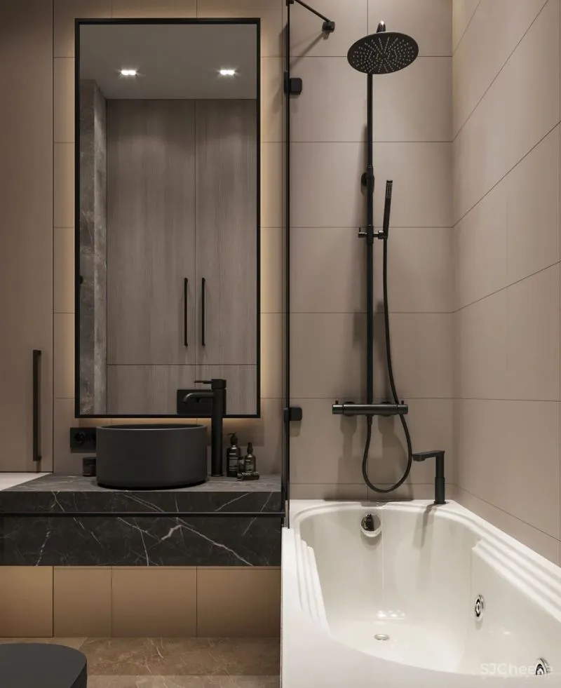 92㎡二居室，进门就是衣帽间，这样布局更实用！