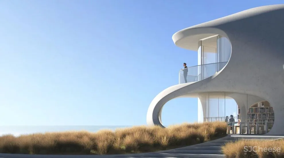 MAD Architects新作丨多维的“时空隧道”，海口云洞图书馆