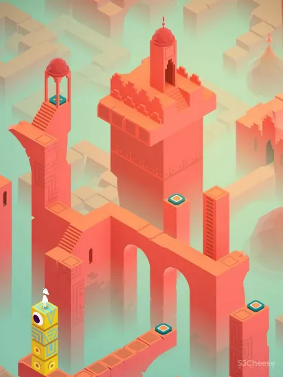 以“纪念碑谷”为灵感,眼见不为实的反转世界丨理居设计