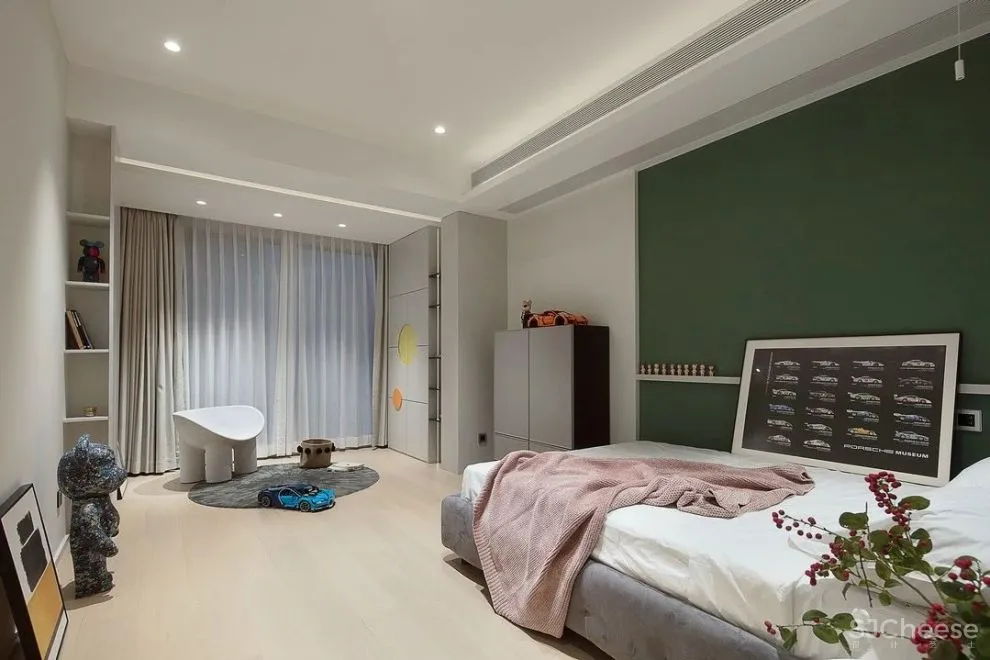 215m² 简约平层,诠释当代静美气质