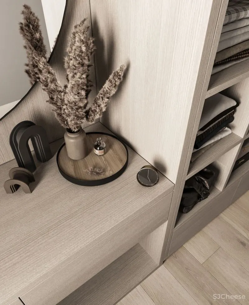 92㎡二居室，进门就是衣帽间，这样布局更实用！